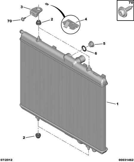 CITROËN/PEUGEOT 1312 99 - Cooling radiator: 02 pcs. www.avaruosad.ee