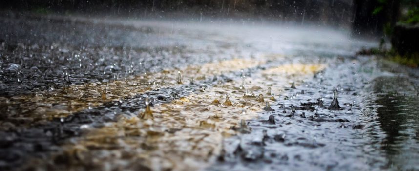 What is the danger of driving in rainy weather?