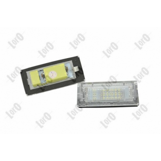 License plate glass+LED bulbs BMW 3 E46, 003-07-905LED