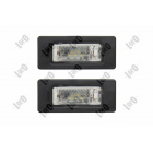 Nummerljus LED v+p A1/ A4 08-/A5 08-/A