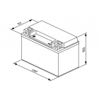 TL Bosch 6Ah105A YTX7A новый 0986FA1080