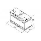 Bosch S4 010 80Ач 740А 315x175x175 --+