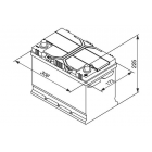 Bosch S4 028 95Ач 830А 306x173x225 --+