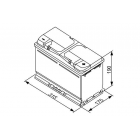 Bosch S5 011 85Ач 800А 315x175x190 --+