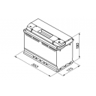 Bosch S5 013 100Ач 830А 353x175x190 --+