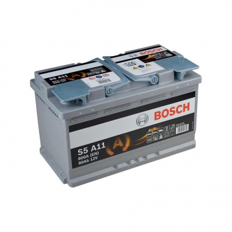 Bosch AGM S5 A11 80Ah 800A 315x175x190-+, 0092S5A110