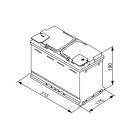 Bosch AGM S5 A11 80Ah 800A 315x175x190-+