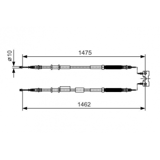 KÄSIP TROSS CORSA D 3D 06-Ricambiflex, 01 360740