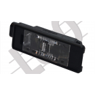 License plate light 207/307/308/3008/C3/DS3/DS5/
