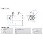 Starter BOSCH 2805  +korpus