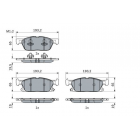 piduriklotsid esi Ford 15-