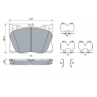 Piduriklotsid MB 16- esi