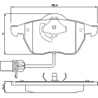 BP250 piduriklotsid