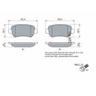 BP363 piduriklotsid Bosch