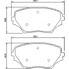 BP430 piduriklotsid