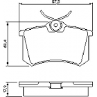 BP617 piduriklotsid