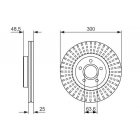 BD1050 piduriketas Bosch õlitatud