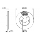 BD1699 brake disc