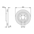 BD2149 brake disc (coated)