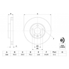 BD2089 brake disc T5 front coated