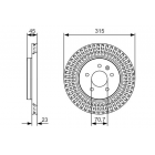 Brake disc Opel