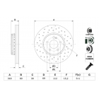 front disc perforated 2-component MB