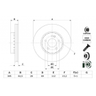 front brake disc W205
