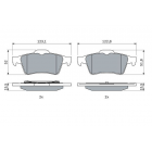 BP346 piduriklotsid Bosch