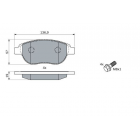 BP375 piduriklotsid Bosch