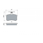 BP783 piduriklotsid Bosch
