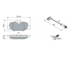 BP992 piduriklotsid Bosch