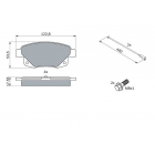 BP1082 piduriklotsid Bosch
