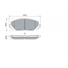 BP1085 piduriklotsid