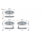 BP1134 piduriklotsid Bosch