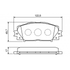 BP1108 pid klotsid esi Prius Yaris CT200