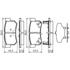 BP1172 piduriklotsid SSangYong
