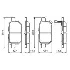Piduriklotsid Bosch taga BP1127
