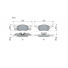 piduriklotsid Bosch Focus