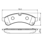 TL BP1225 piduriklotsid TL