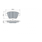 BP2675 piduriklotsid Bosch