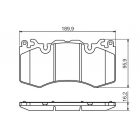 BP1362 piduriklotsid Defender
