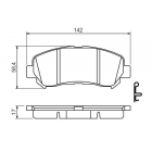 BP1420 piduriklotsid Bosch
