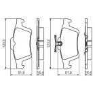 BP1449 piduriklotsid Bosch