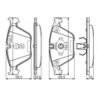 BP1470 piduriklotsid Bosch