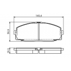 BP2147 piduriklotsid