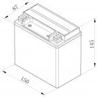 Bosch 8Ач 120А YTX9-BS 152x88x106мм+-
