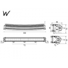 Kaukovalot LED Comber 550 150W 45 13500