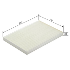 Cabin filter M2238