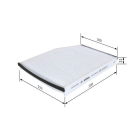 Cabin filter M5028