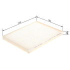 Cabin filter M5097
